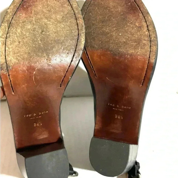 Rag & Bone leather sling back sandals. Buckle closure at ankle size 38.5 - Picture 6 of 7